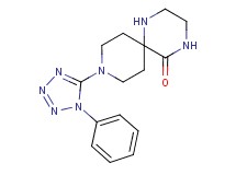 9-(1-phenyl-1H-tetrazol-5-yl)-1,4,9-triazaspiro[5.5]undecan-5-one