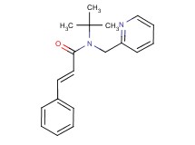 (2E)-N-(tert-butyl)-3-phenyl-N-(pyridin-2-ylmethyl)acrylamide