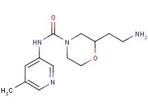 2-(2-aminoethyl)-N-(5-methyl-3-pyridinyl)-4-morpholinecarboxamide dihydrochloride