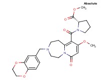 methyl 1-{[3-(2,3-dihydro-1,4-benzodioxin-6-ylmethyl)-9-methoxy-7-oxo-1,2,3,4,5,7-hexahydropyrido[1,2-d][1,4]diazepin-10-yl]carbonyl}-L-prolinate