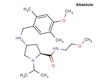 (4R)-1-isopropyl-4-[(4-methoxy-2,5-dimethylbenzyl)amino]-N-(2-methoxyethyl)-L-prolinamide