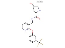 (4R)-4-hydroxy-N-({2-[3-(trifluoromethyl)phenoxy]pyridin-3-yl}methyl)-L-prolinamide
