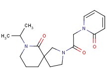 7-isopropyl-2-[(2-oxopyridin-1(2H)-yl)acetyl]-2,7-diazaspiro[4.5]decan-6-one