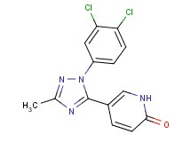 5-[1-(3,4-dichlorophenyl)-3-methyl-1H-1,2,4-triazol-5-yl]pyridin-2(1H)-one