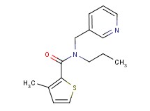3-methyl-N-propyl-N-(pyridin-3-ylmethyl)thiophene-2-carboxamide