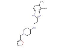 N-[2-(4,5-dimethyl-1H-benzimidazol-2-yl)ethyl]-1-(2-furylmethyl)piperidin-4-amine