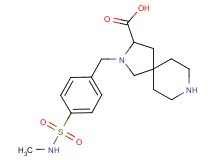 2-{4-[(methylamino)sulfonyl]benzyl}-2,8-diazaspiro[4.5]decane-3-carboxylic acid