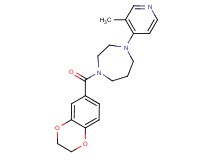 1-(2,3-dihydro-1,4-benzodioxin-6-ylcarbonyl)-4-(3-methyl-4-pyridinyl)-1,4-diazepane