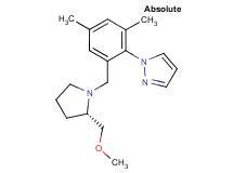 1-(2-{[(2S)-2-(methoxymethyl)pyrrolidin-1-yl]methyl}-4,6-dimethylphenyl)-1H-pyrazole