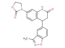 4-(3-methyl-1,2-benzisoxazol-5-yl)-7-(2-oxo-1,3-oxazolidin-3-yl)-3,4-dihydroquinolin-2(1H)-one
