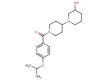 1'-(4-isopropoxybenzoyl)-1,4'-bipiperidin-3-ol