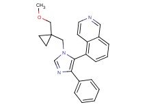 5-(1-{[1-(methoxymethyl)cyclopropyl]methyl}-4-phenyl-1H-imidazol-5-yl)isoquinoline