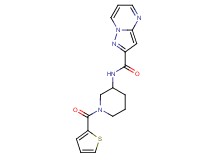 N-[1-(2-thienylcarbonyl)piperidin-3-yl]pyrazolo[1,5-a]pyrimidine-2-carboxamide