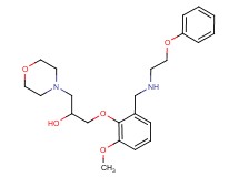 1-(2-methoxy-6-{[(2-phenoxyethyl)amino]methyl}phenoxy)-3-(4-morpholinyl)-2-propanol