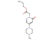 propyl [4-(4-methyl-1-piperazinyl)-6-oxo-1(6H)-pyridazinyl]acetate