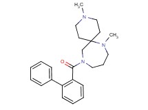 11-(biphenyl-2-ylcarbonyl)-3,7-dimethyl-3,7,11-triazaspiro[5.6]dodecane