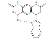 N-[6-methoxy-4-(1-methyl-1H-indol-2-yl)-2-oxo-1,2,3,4-tetrahydroquinolin-7-yl]acetamide