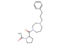 1-(1-acetylprolyl)-4-(3-phenylpropyl)-1,4-diazepane