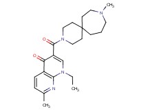1-ethyl-7-methyl-3-[(9-methyl-3,9-diazaspiro[5.6]dodec-3-yl)carbonyl]-1,8-naphthyridin-4(1H)-one