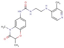 N-(2,4-dimethyl-3-oxo-3,4-dihydro-2H-1,4-benzoxazin-6-yl)-N'-{2-[(3-methylpyridin-4-yl)amino]ethyl}urea