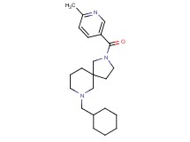 7-(cyclohexylmethyl)-2-[(6-methyl-3-pyridinyl)carbonyl]-2,7-diazaspiro[4.5]decane