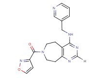 7-(isoxazol-3-ylcarbonyl)-N-(pyridin-3-ylmethyl)-6,7,8,9-tetrahydro-5H-pyrimido[4,5-d]azepin-4-amine