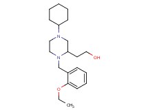 2-[4-cyclohexyl-1-(2-ethoxybenzyl)-2-piperazinyl]ethanol