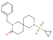 2-benzyl-8-(cyclopropylsulfonyl)-2,8-diazaspiro[5.5]undecan-3-one