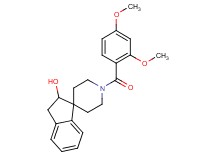 1'-(2,4-dimethoxybenzoyl)-2,3-dihydrospiro[indene-1,4'-piperidin]-2-ol