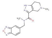 N-(2,1,3-benzoxadiazol-5-ylmethyl)-N,5-dimethyl-4,5,6,7-tetrahydro-1H-pyrazolo[4,3-c]pyridine-3-carboxamide