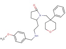 5-{2-[(4-methoxybenzyl)amino]ethyl}-1-[(4-phenyltetrahydro-2H-pyran-4-yl)methyl]-2-pyrrolidinone