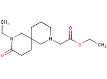 ethyl (8-ethyl-9-oxo-2,8-diazaspiro[5.5]undec-2-yl)acetate