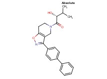 (2R)-1-(3-biphenyl-4-yl-6,7-dihydroisoxazolo[4,5-c]pyridin-5(4H)-yl)-3-methyl-1-oxobutan-2-ol