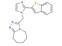 3-{[2-(1-benzothien-2-yl)-1H-imidazol-1-yl]methyl}-6,7,8,9-tetrahydro-5H-[1,2,4]triazolo[4,3-a]azepine