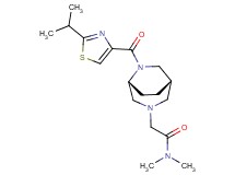 2-{(1S*,5R*)-6-[(2-isopropyl-1,3-thiazol-4-yl)carbonyl]-3,6-diazabicyclo[3.2.2]non-3-yl}-N,N-dimethylacetamide