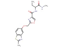 N-{1-[(methylamino)carbonyl]propyl}-2-{[(2-methyl-1,3-benzothiazol-5-yl)oxy]methyl}-1,3-oxazole-4-carboxamide
