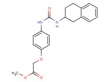 methyl (4-{[(1,2,3,4-tetrahydronaphthalen-2-ylamino)carbonyl]amino}phenoxy)acetate