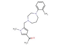 1-(1-methyl-5-{[4-(2-methylphenyl)-1,4-diazepan-1-yl]methyl}-1H-pyrrol-3-yl)ethanone