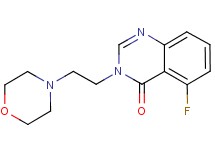 5-fluoro-3-(2-morpholin-4-ylethyl)quinazolin-4(3H)-one