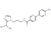 6'-amino-N-[3-(2-isopropyl-1H-imidazol-1-yl)propyl]-2,3'-bipyridine-5-carboxamide