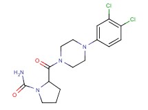 2-{[4-(3,4-dichlorophenyl)-1-piperazinyl]carbonyl}-1-pyrrolidinecarboxamide