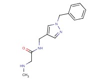 N~1~-[(1-benzyl-1H-pyrazol-4-yl)methyl]-N~2~-methylglycinamide