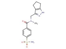 4-(aminosulfonyl)-N-methyl-N-(1,4,5,6-tetrahydrocyclopenta[c]pyrazol-3-ylmethyl)benzamide