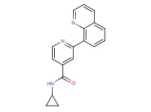 N-cyclopropyl-2-quinolin-8-ylisonicotinamide