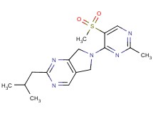 2-isobutyl-6-[2-methyl-5-(methylsulfonyl)pyrimidin-4-yl]-6,7-dihydro-5H-pyrrolo[3,4-d]pyrimidine