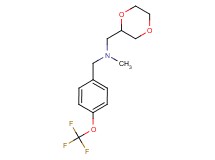 (1,4-dioxan-2-ylmethyl)methyl[4-(trifluoromethoxy)benzyl]amine