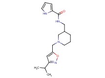 N-({1-[(3-isopropylisoxazol-5-yl)methyl]piperidin-3-yl}methyl)-1H-pyrrole-2-carboxamide