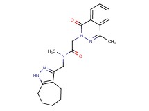 N-(1,4,5,6,7,8-hexahydrocyclohepta[c]pyrazol-3-ylmethyl)-N-methyl-2-(4-methyl-1-oxo-2(1H)-phthalazinyl)acetamide