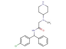 N~1~-[(4-chlorophenyl)(phenyl)methyl]-N~2~-methyl-N~2~-piperidin-4-ylglycinamide
