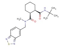 (1S*,2R*)-N-(2,1,3-benzothiadiazol-5-ylmethyl)-N'-(tert-butyl)-N-methylcyclohexane-1,2-dicarboxamide